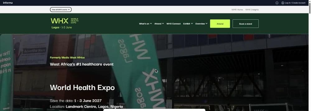 World Health Expo Lagos 2027